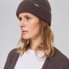 Unisex knitted hat with cashmere brown