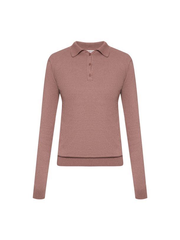 Жіноче поло какао — вигляд спереду