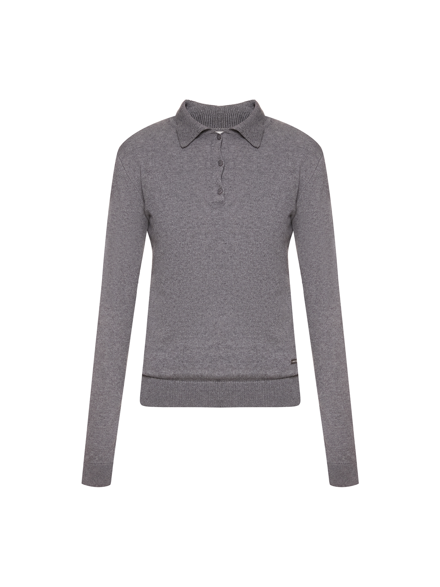 Сіре жіноче поло — вигляд спереду