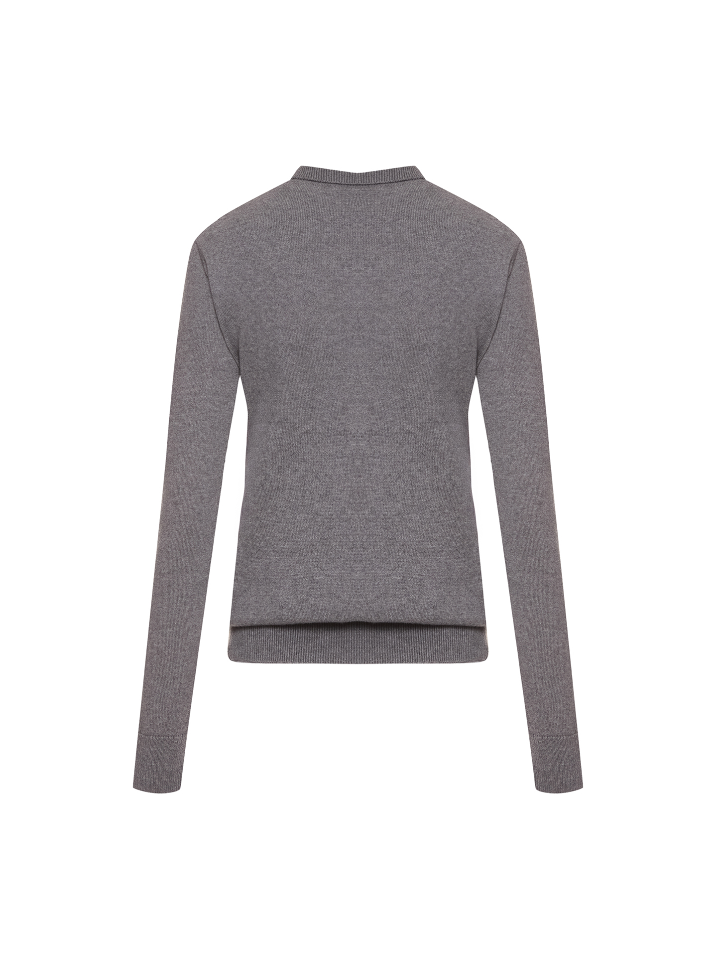 Сіре жіноче поло — вигляд ззаду