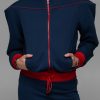 Purple reversible bomber jacket Purple reversible bomber jacket